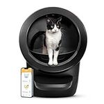 Litter-Robot 4 with Step & Fence by Whisker, Black - Automatic, Self-Cleaning Cat Litter Box, Helps Reduce Litter Box Odors, Never Scoop Again, Includes 1 Year of WhiskerCare