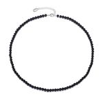 Philip Jones Black Onyx Mini Beaded Gemstone Necklace