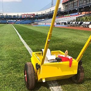 StadiumMax Wheel Transfer Line Marking Machine | Sports Pitches & Court Marking | Multiple Wheel Thicknesses & Optional Paint (4" Line Marking Machine, Machine Only)
