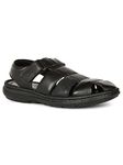 Bata Tommen Fisherman Men Shoes Style Sandal in Black