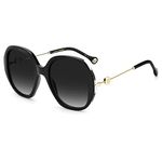 Carolina Herrera Ch 0019/s Sunglasses, 807/9O Black, 26