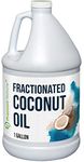 Fractionated Coconut Oil Liquid Natural Cold Pressed Carrier Oil for Essential Oils Mixing 1 Gallon Bulk Size