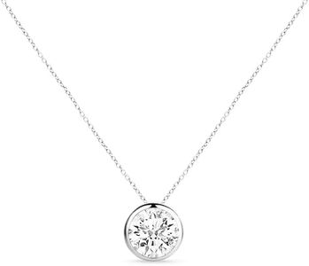 AMORINO Collana Donna Punto Luce In Acciaio Inossidabile (Argento)