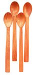 Fabartistry 100% Pure Neem Long Spoons Pack of 4(Brown)