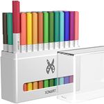 XINART Dual Tip Sublimation Pens for Cricut Maker 3/Maker/Explore 3/Air 2/Air, Pens for Mug Press/Infusibleink-Projects Drawing on Sublimation Paper, 36 Colors(0.4 Tip & 1.0 Tip)