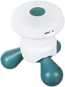 3 Knob Vibrating Portable electronic Massage Tool, Battery Powered for Full body, Green