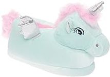 Silver Lilly Fuzzy Animal Slippers 