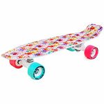 jaspo Fun Candy Fiber Skateboard 25.5" Inx 7" In Specially Designed For Beginners-(Age Above 10 Years), Multicolor