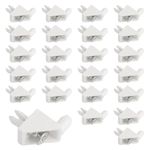 Shelf Support Pins 101558 Compatible with IKEA Pax, KOMPLEMENT Spare Part Support Pegs Shelf Holder Pins (Pack of 24)