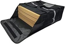20" Insulated Pizza Delivery Bag for Food Transport, Large Size Commercial Food Warmer for Hot/Cold Food for Catering Uber Eats Skip The Dishes Doordash