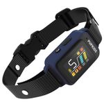 PUPKIDS 2024 AI Dog Bark Collar - 2 in1 No Shock & Safe Shock Bark Collar 5 Sensitivities - IPX7 Waterproof Rechargeable Anti Bark Collars for Small Medium Large Dogs (10-120 lbs)