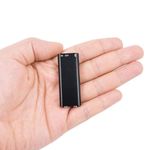 CAM 360 8GB Small Portable Pocket Voice Recorder Device High Definition HD in Built Microphone8GB Professional Sound Recorder Digital Audio Mini Dictaphone, MP3 Player, USB Flash Drive