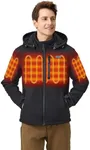 ORORO Men's 5 Heat Zones Dual Contr