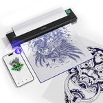 PeriPage P90 Wireless Tattoo Stencil Printer, Thermal Tattoo Machine with 5pcs Free Transfer Paper - Ideal for Tattoo Artists & Enthusiasts - Compatible with Smartphone & PC & Pad