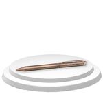 Savri Personalized Parker Folio Antimicrobial Clon Copper Ball Pen with Name engraved on it. Best Gifting choice for Men and Women | Teachers | Weddings | Corporate | Employee.