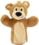 PLUSHIBLE BRIDGING MILES WITH SMILES Pawley The Bear Stuffed Animal Collection (Pawley Hand Puppet)