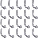 GATE Clip: 1-3/8" Chain Link Fence Gate Clip/Kennel Panel Clip Band Wrap Around Gate or Kennel Frame to Hold Chain Link Fence to Frame. 20 Pack