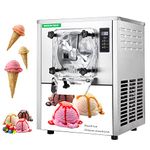 REEGIN-TECH Commercial Ice Cream Machine, 110V/60HZ, Hard Ice Cream Maker, Countertop Gelato Machine for Commercial Use 12 Liter/Hour