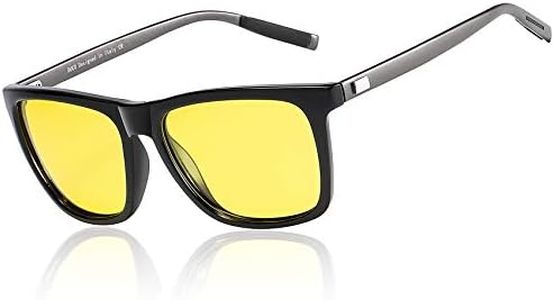 DUCO Anti-glare Polarized Night Vision Driving Glasses for Headlight 3029 (BLACK)