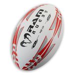 Ram Rugby - Squad Trainer Rugby Ball (Size 5, 4 & 3) Club Quality Rugby Training Balls - Hand stitched, 3 ply, 3-D Grip – For all ages; Adults, Seniors, Men, Women, Youth, Junior, Children, Minis