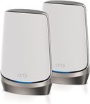 NETGEAR Orbi WiFi 6E Mesh System (RBKE962) - Quad-Band WiFi 6E Router with 1 Satellites | Coverage up to 6.000 sq. ft, 200 Devices | Ultra-Fast Speeds up to 10.8Gbps (AXE11000) | Simple Set Up