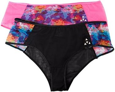 Balanced Tech Women's Mesh Hipster Panty 2 Pack - Assorted Colors - Liquid Dream - Medium