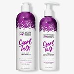 Not Your Mother's Curl Talk Shampoo and Conditioner - 355ml (Pack of 2) - Shampoo and Conditioner for Curly Hair