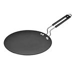 Hard Anodised Roti Tawa with Steel Handle Aluminium Chapati Tawa Concave Tawa Paratha Tawa Griddle Pan Chapati Pan (4mm)