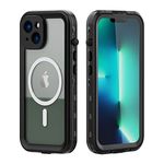 digi marker IP68 Waterproof Case For Iphone 14 Plus Case 360° Full Body Shockproof Protective Case, Built-in Screen Protector Camera Lens Protector Clear Cover For iPhone 14 Plus