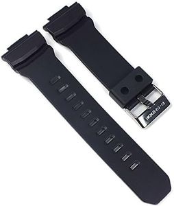 CASIO 10410441 Resin Watch Band for G-SHOCK GA-150 GA150-1A GA150MF-1A, Black