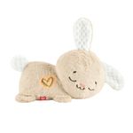 Fisher-Price Baby Sound Machine Soothe & Settle Bunny Portable Plush Toy with Music, Lights & Motion for Newborns