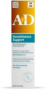 A+D Incontinence Support Skin Protectant & Rash Ointment – Treats & Prevents Incontinence Rash, Soothes Chafed Skin, Odor Neutralizing Technology - 3.5oz