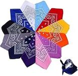 12pcs Bandanas with Original Paisle