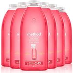 Method All-Purpose Cleaner Refill, Plant-Based & Biodegradable Formula for Multi-Surface Cleaning, Pink Grapefruit Scent, 2 Liter Bottles, 6 Pack (12 Total Liters), Packaging May Vary