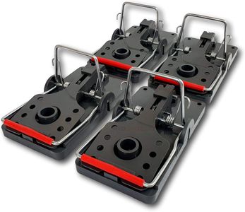 ROSHIELD Rat Traps, 4-Pack – Durable Rodent Control