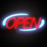 ADD CANADA LED Open Sign Premier Super Bright 20 x 9 inches Advertising Board with Remote Control for Business Retail Restaurant Shop Bar Hotel