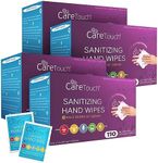 Hand Sanitizing Wipes - Box of 4-110 wipes each box (440 individually wrapped)