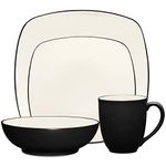 Noritake Graphite 4-Piece Colorwave Square Place Setting