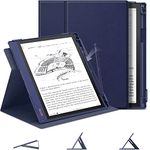 E NET-CASE Book Folio Case for Boox Note Air 2/Air 2 Plus Tablet 10.3" (2021 Released),Lightweight Smart Case with Pencil Holder for Boox Note Air 2/Air 2 Plus Tablet case(Deep Blue)