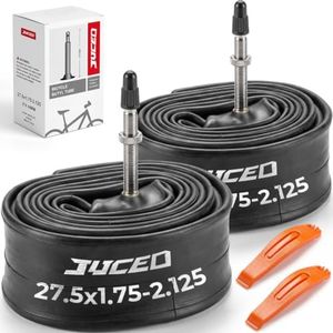 Juceo 2-Pack 27.5" Bike Inner Tubes Extra Thick Anti-Blowout Presta 48mm