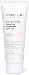 Natio Australia Kids Everyday Sensitive Sunscreen SPF 50+ (Tube) 100ml - Gentle Sunscreen Lotion for Kids, Fragrance Free, Dermatologically Tested, UVA/UVB Broad Spectrum Protection - Vitamin E & Aloe Vera - Vegan Friendly & Made in Australia