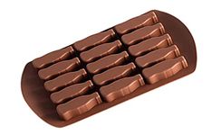 Ochtend ® 5-Cavity Soda Glass Bottle Silicone Tray Mold for Chocolate, Silicone Bottle Ice Case Easy Demoulding, Gummy, Candy, Ice Cube, Wax Crayon Melt (Random Color)