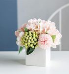 LADADA Artificial Hydrangea Flower 