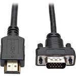 Tripp Lite P566-015-VGA HDMI to VGA Plus Audio Adapter Converter Cable Active Low Profile HD15 M/M 1080p @ 60Hz 15' 15'