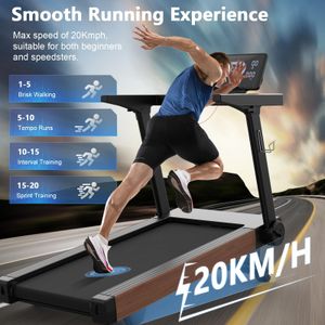 Cowmew Folding Treadmill 7HP – 180kg Capacity, Compact Home Fitness