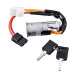 Ignition Lock Barrel, Ignition Lock Barrel Switch with 2 Keys Fit For Vauxhall Movano Vivaro/Renault/Opel/Nissan 7701038365 7700765533