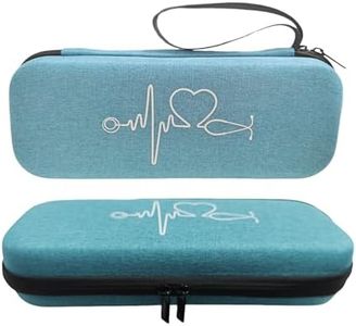 MEAILNI Stethoscope Storage Case for 3M Littmann Classic Diagnostic Stethoscope. Compatible with Littmann Cardiology Stethoscopes, The Perfect Accessory for Medical Students and Nurses(Lake Green)