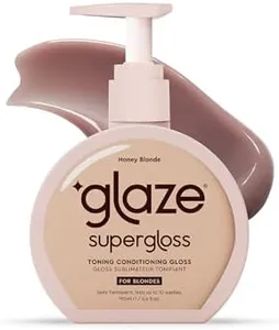 Glaze Super Gloss Color Conditioning Hair Gloss – Like a Tinted Moisturizer for Deeper/Dark Blonde Hair – Boosts Color, Repairs the Look of Damage & Adds Mirror Shine – Honey Blonde, 6.4 oz