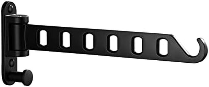 Laundry Drying Rack Wall Mounted Clothes Drying Rack Clothes Hanger Coat Hanger Garment Hooks Metal Clothes Hooks Black