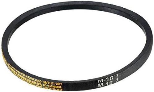 uxcell M-18 Drive V-Belt Industrial Power Rubber Transmission Belt 18 inch Pitch Girth 10mm Width 5.5mm Height JIS Standard